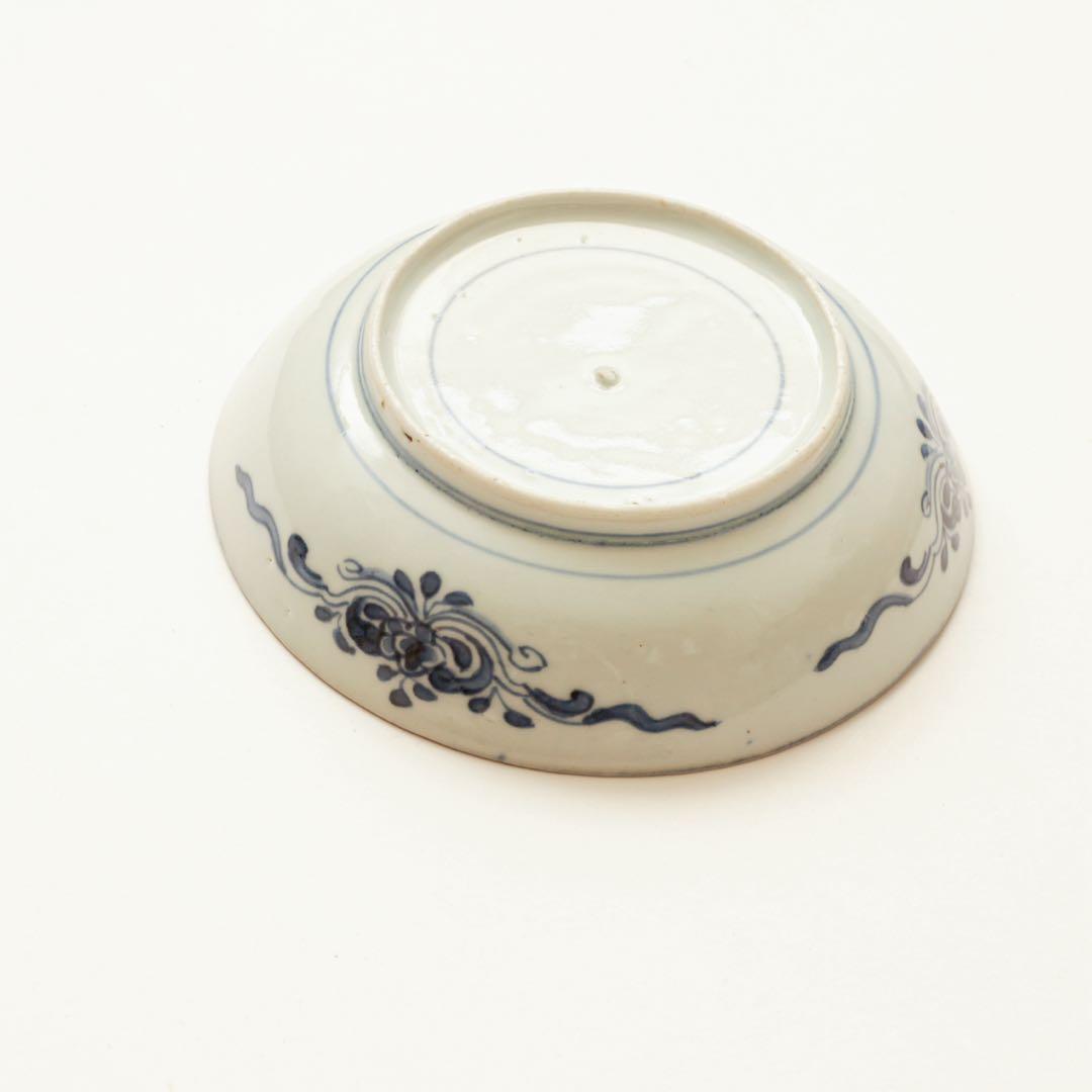 伊万里　古伊万里　江戸　中期　深皿　なます 皿　花唐草　鳳凰