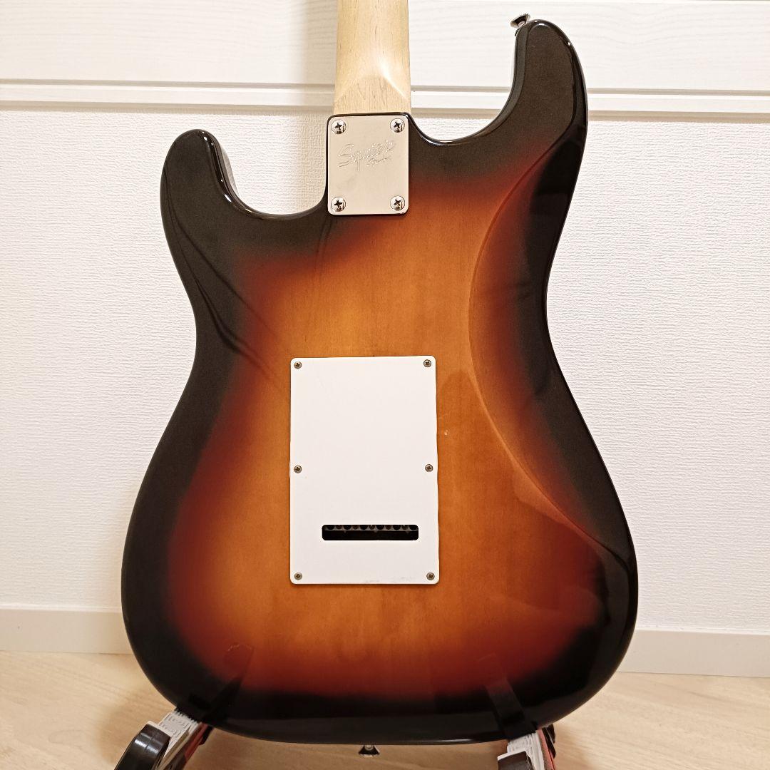 【メンテ済み】スクワイヤー ストラトキャスター エレキギター 本体 サンバースト