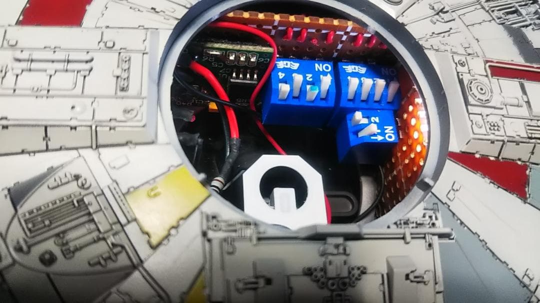 1/144 電飾改修 ミレニアムファルコン 塗装済完成品　 スターウォーズ