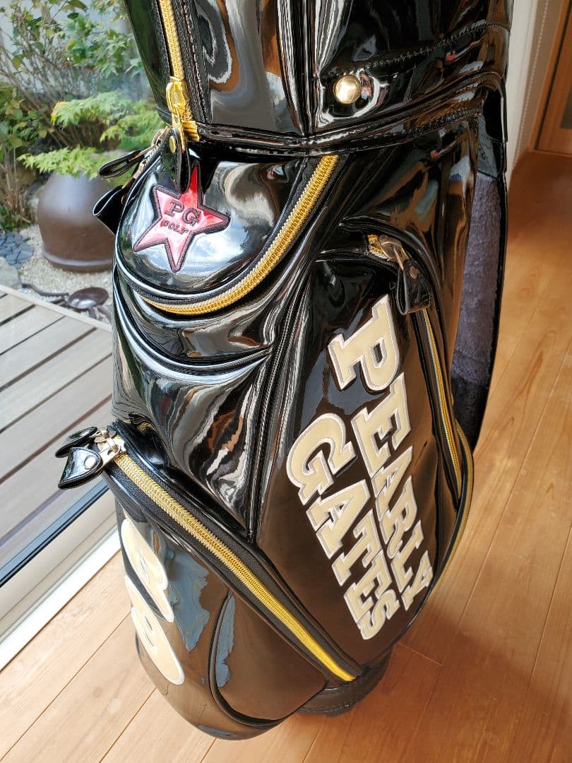 PEARLY　GATES　ゴルフバッグ　キャディバッグ ブラック　美品