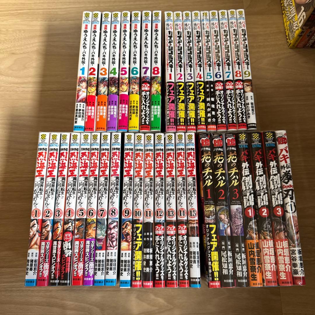 美品 刃牙シリーズ 195冊 バキ 範馬刃牙 刃牙道 バキ道 刃牙らへん