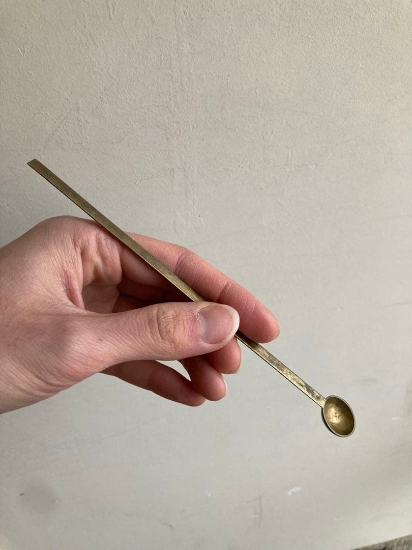 専用ページ　古道具　真鍮　薬匙　匙　5本セット