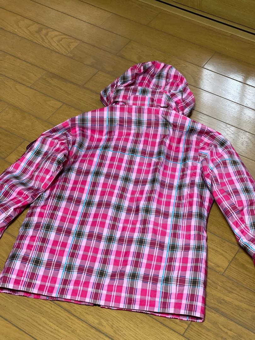DESCENTE 11号 ピンク チェック スキーウェア