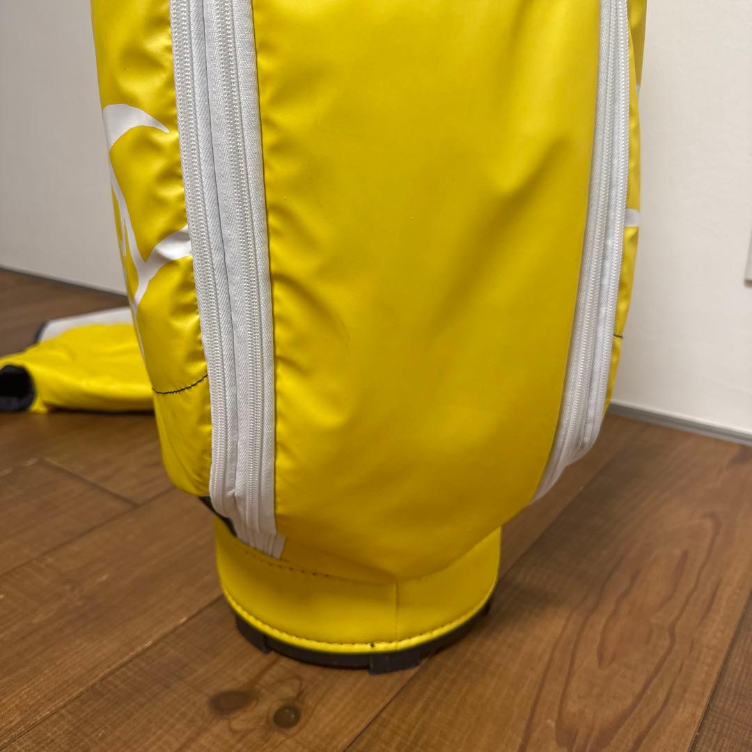 マンシングウェア　キャディバッグ　イエロー