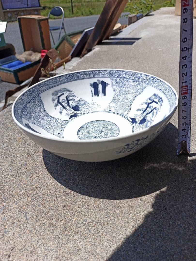 古伊万里、染付 中鉢 骨董