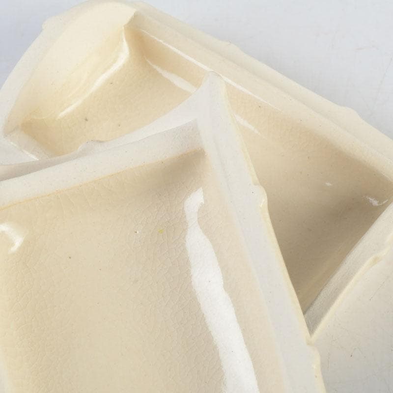 茶道具　萬古焼　加賀瑞山造　干支絵　辰　凧香合　共箱　V　9658