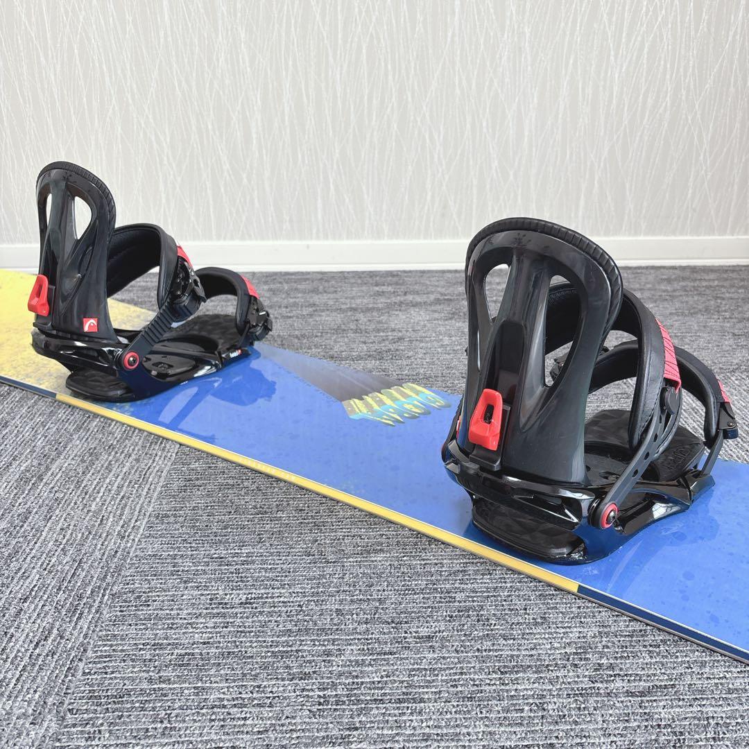 75美品❗️超豪華❗️HEAD メンズスノーボードセット★スノボ155cm+ビン付