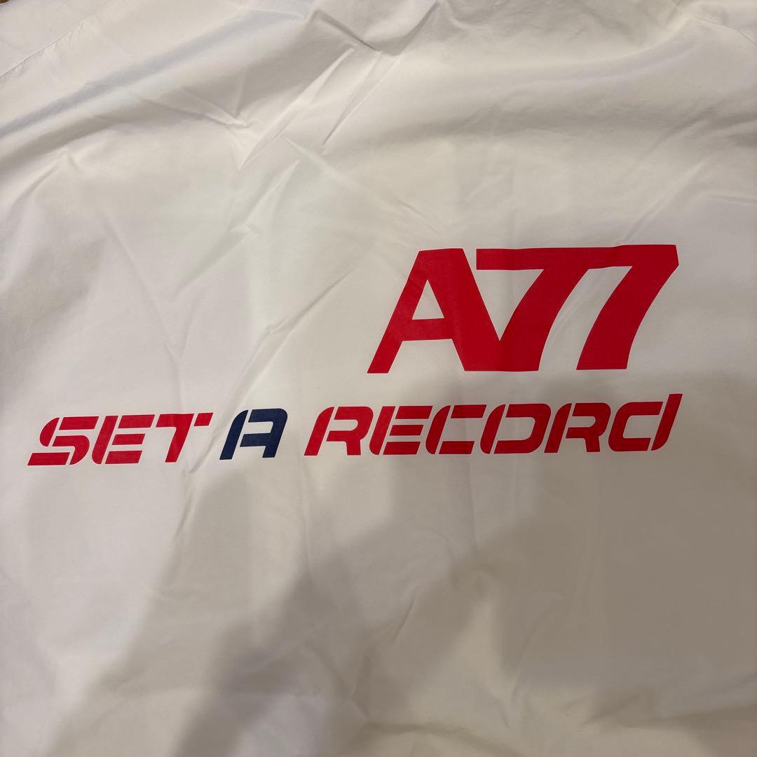 【美品】アシックス A77 ピステ上下 ウィンドブレーカー 中綿 裏起毛 L