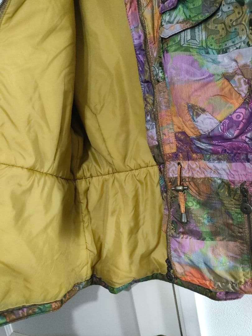 希少8090sレトロアーカイブ✦EMMEGIエンメジ　パッチワークアートブルゾン