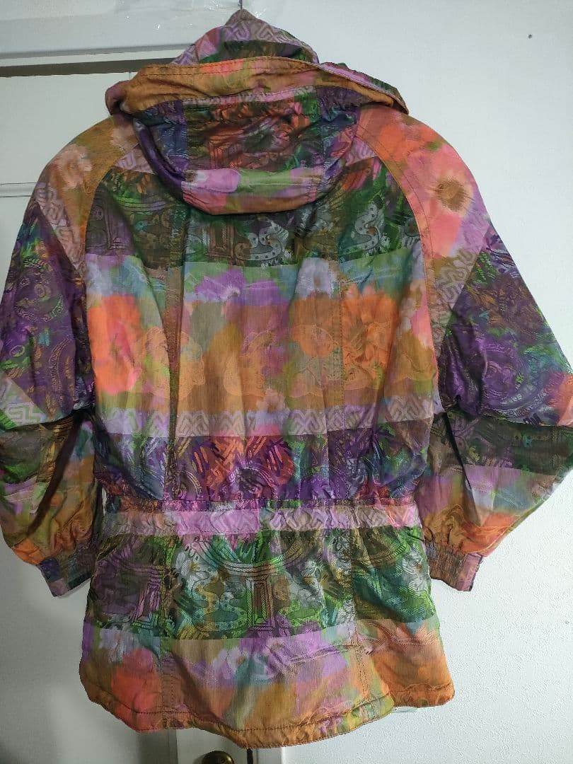 希少8090sレトロアーカイブ✦EMMEGIエンメジ　パッチワークアートブルゾン