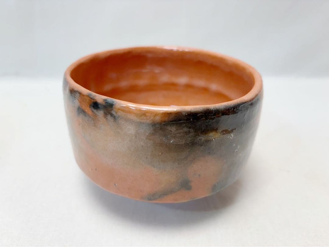 茶道具 佐々木昭楽造 利休七種 茶碗 楽焼 おしゃれ 陶印 共布 共箱