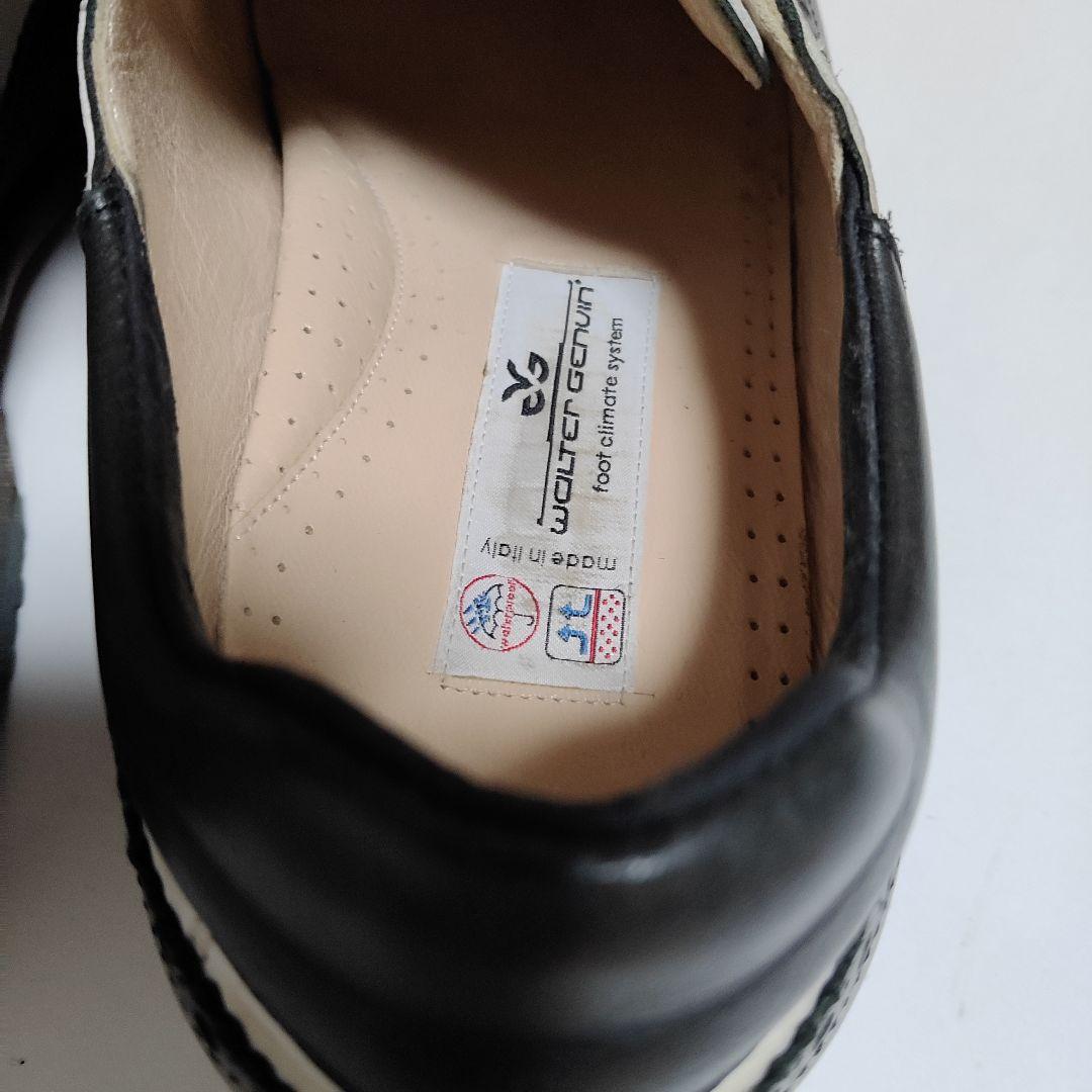 ウォルター.ジェヌイン　ゴルフシューズ　HELEN MEN ブラック-ホワイト