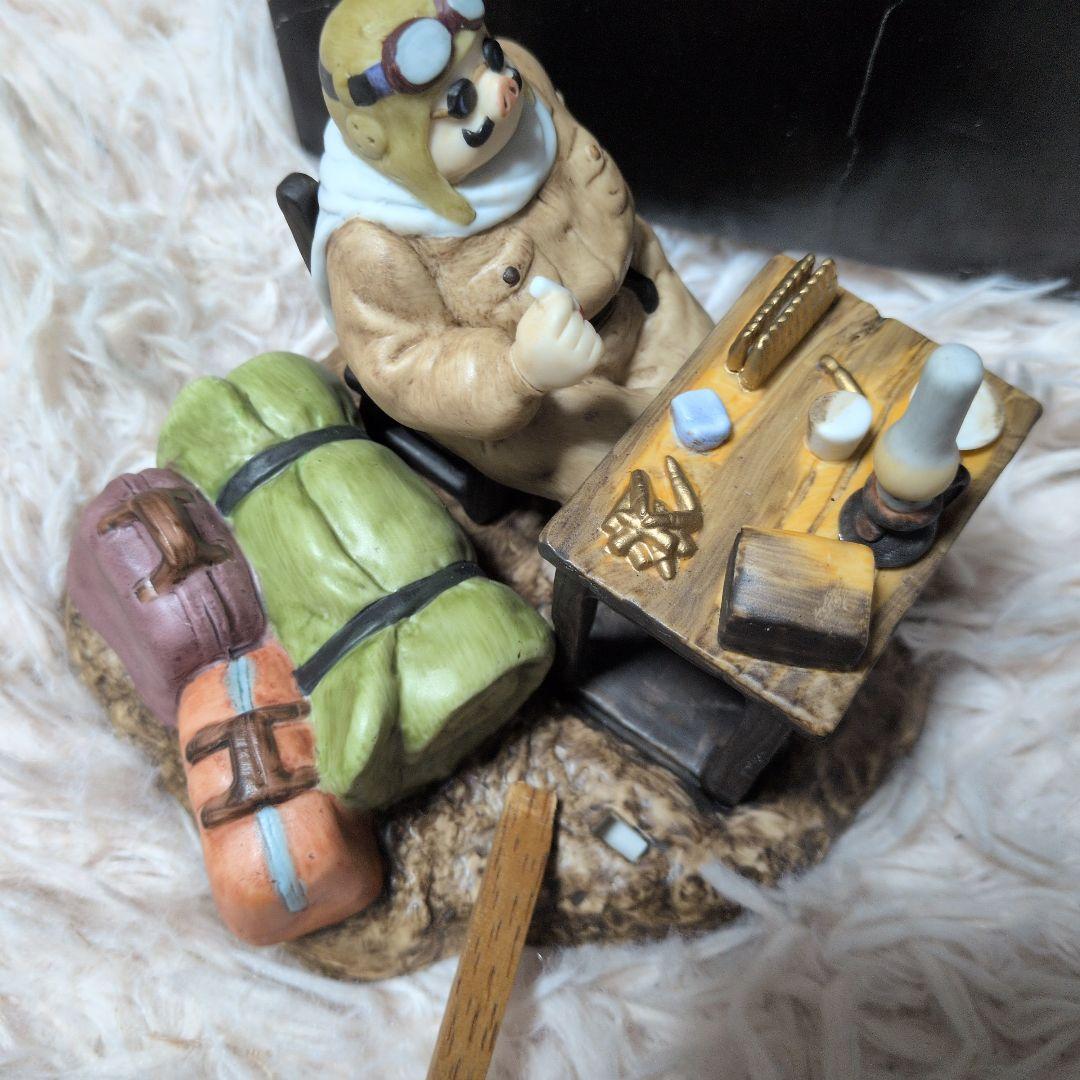 ジブリ　紅の豚　ポルコ·ロッソ オルゴール 陶器