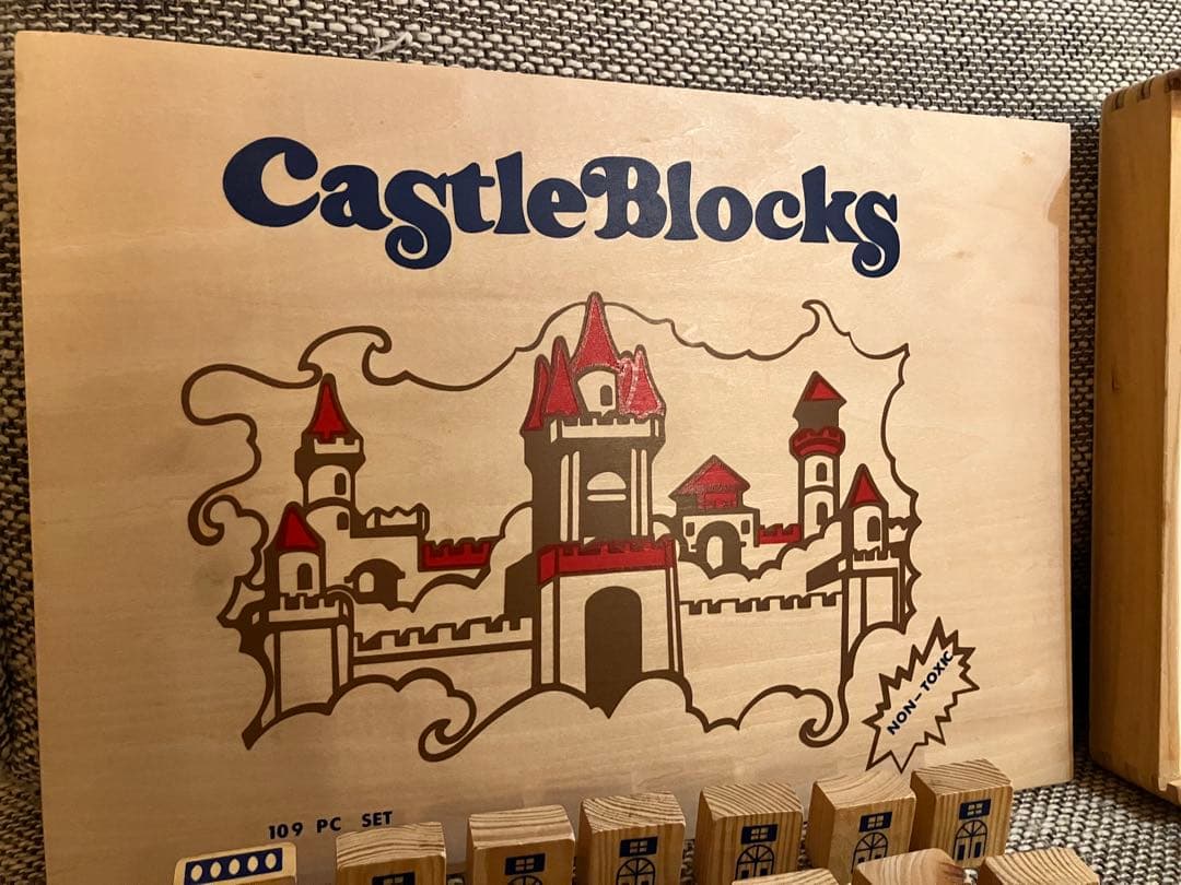 MILAN ミラン　キャッスルブロック お城 積み木 レア品 108ピース
