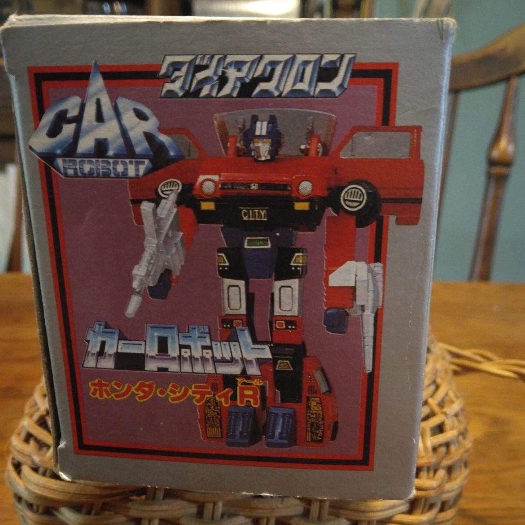 昭和レトロ　希少　ダイアクロン　HONDA CITY-R No.6 カーロボット