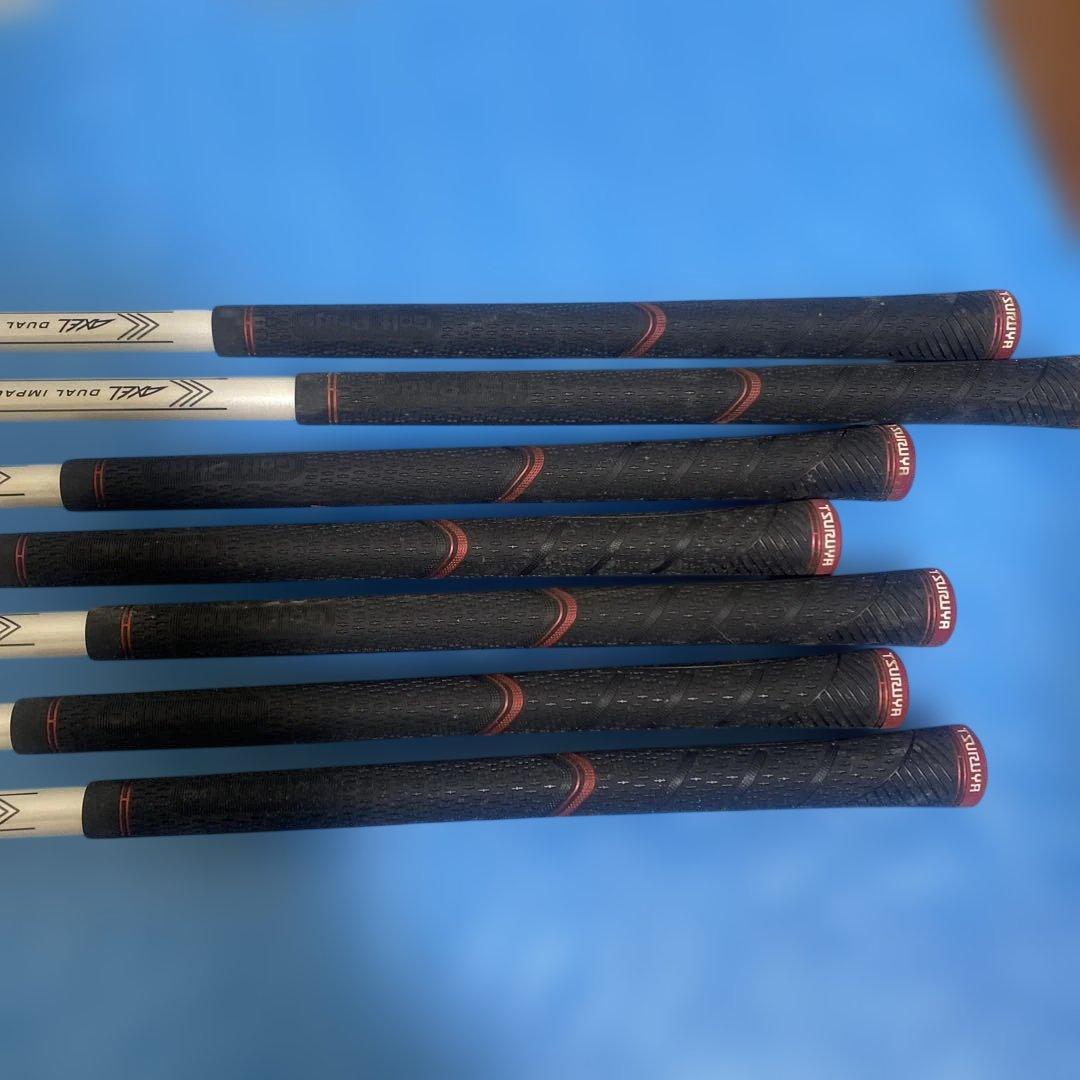 ゴルフクラブTSURUYA AXEL DUAL IMPACT Z LM 7本