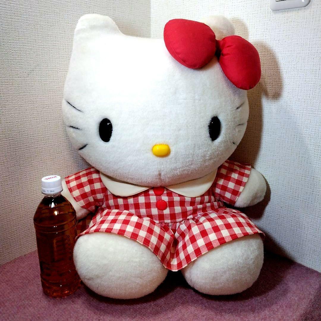 ✨レトロ✨HelloKitty✨ハローキティ✨ワンピースドレスぬいぐるみ✨日本製