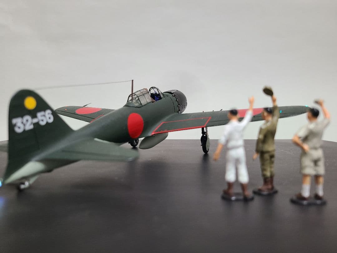 零式艦上戦闘機五二型 タミヤ1/48 LEDモデル完成品