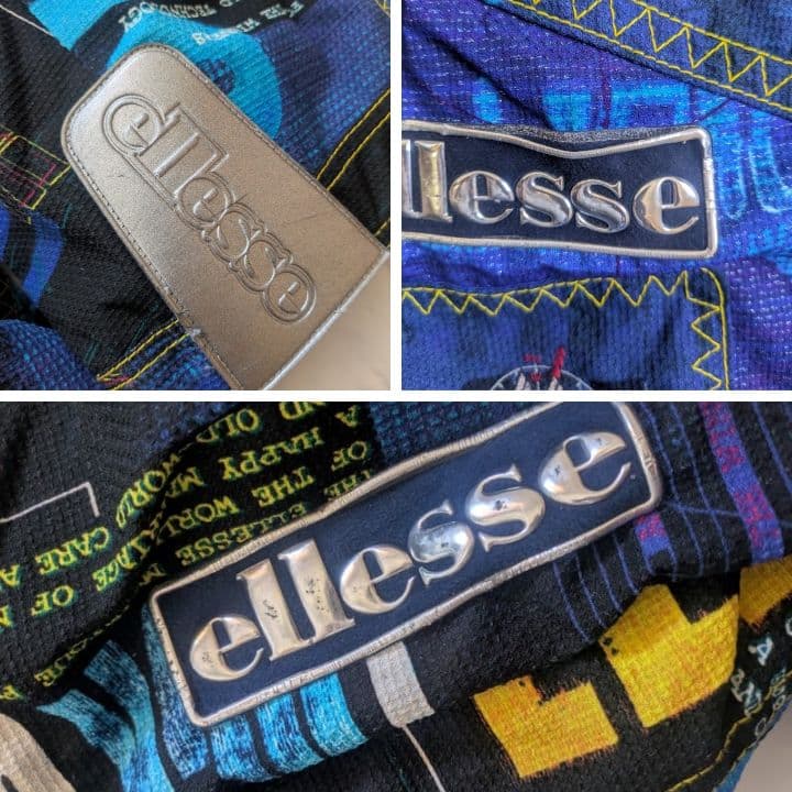 ellesse エレッセ スキーウェア 青 メンズ L つなぎ ジャケット