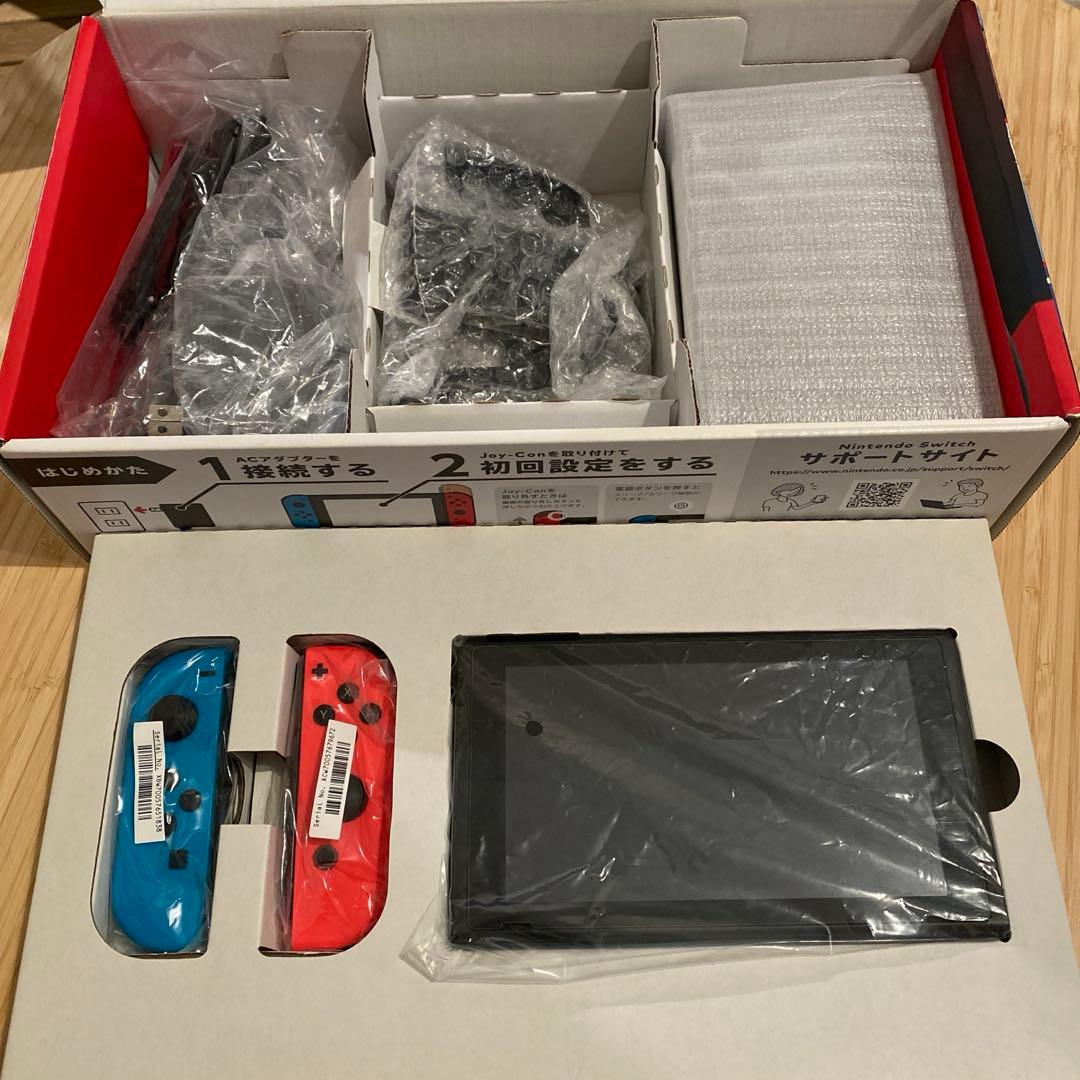 Nintendo Switch 本体 赤/青 Joy-Con ゲームソフト付き