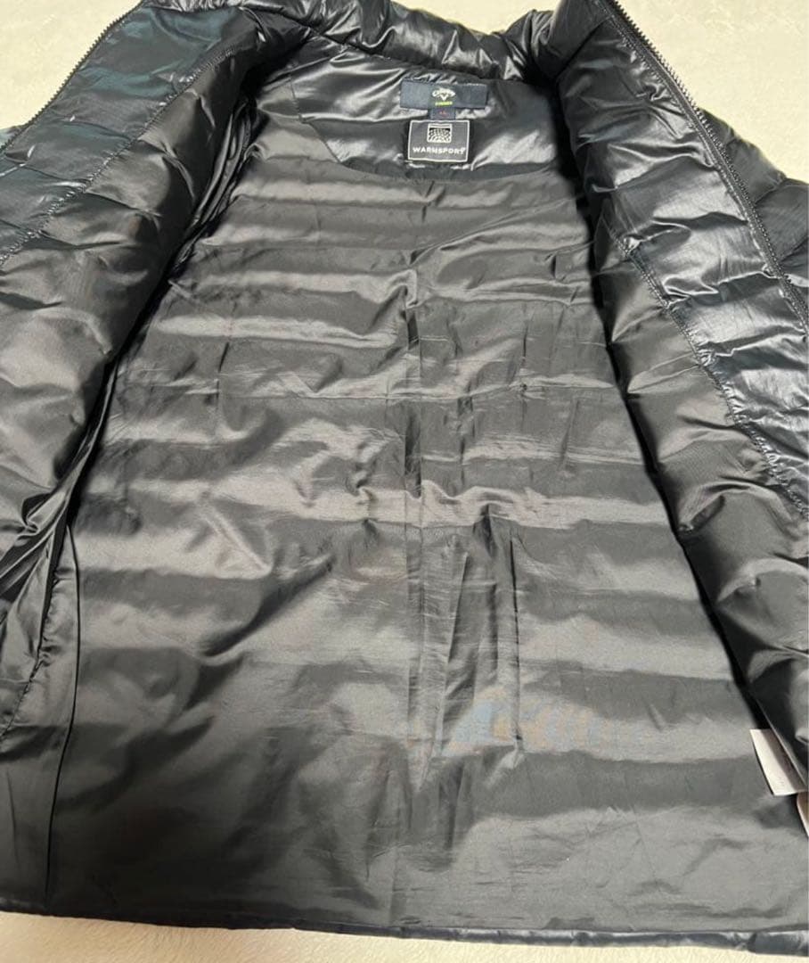 callaway ダウンジャケット2way 大きいサイズ　ゴルフウェア　黒