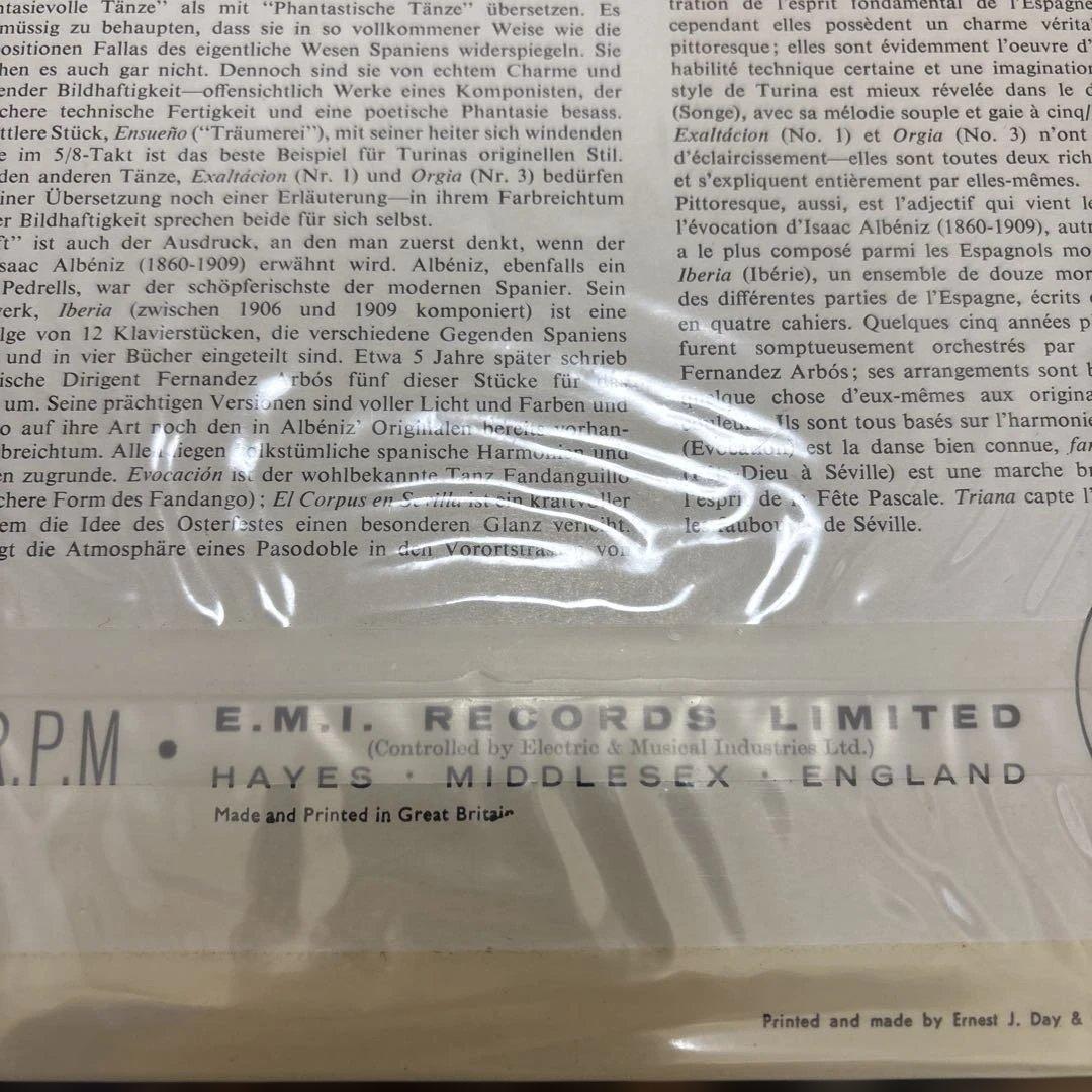 ラファエル・フリューベック・デ・ブルゴス指揮「MUSIC OF SPAIN」