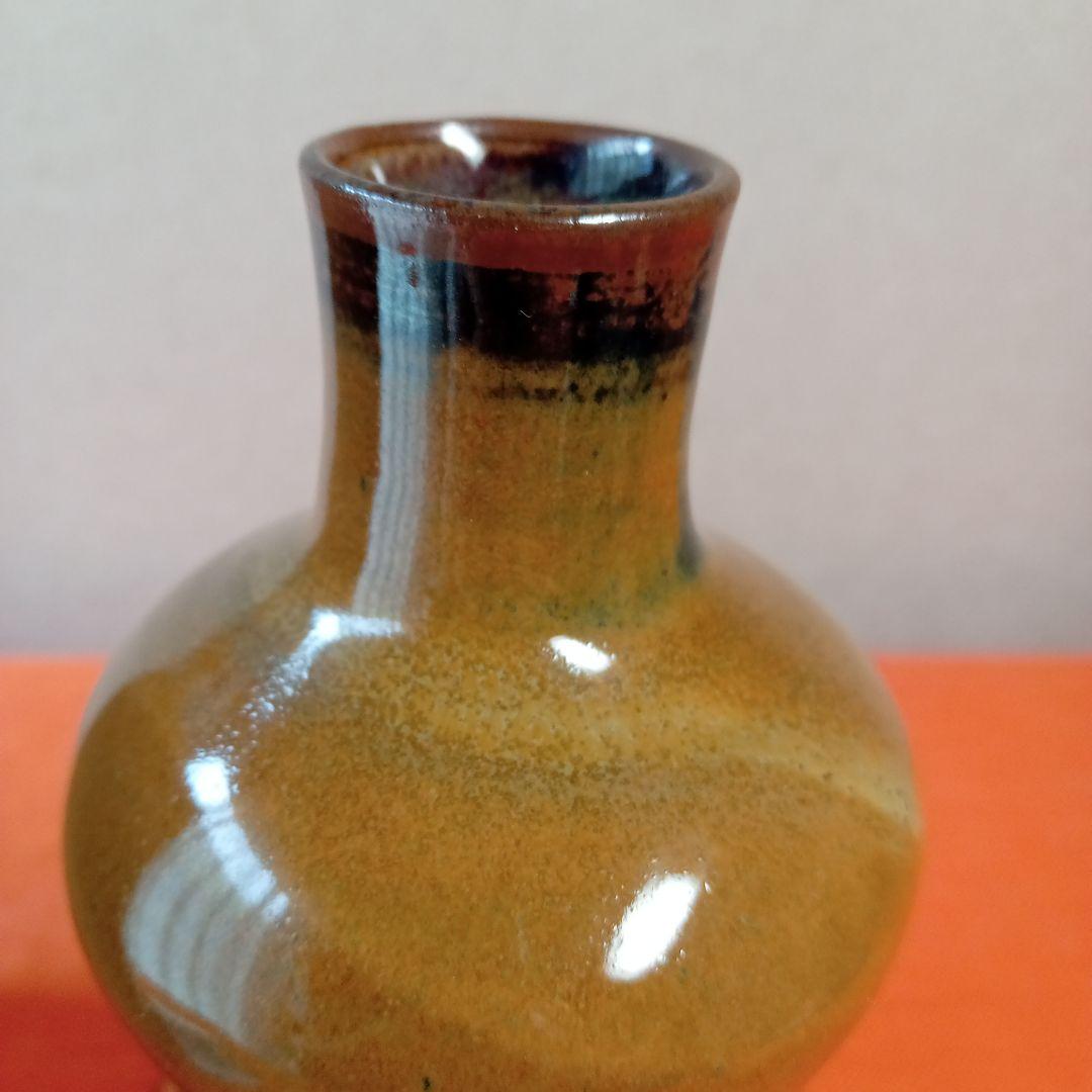 茶陶器　花入れ　宗家高取焼　十二代高取八山　作　共箱