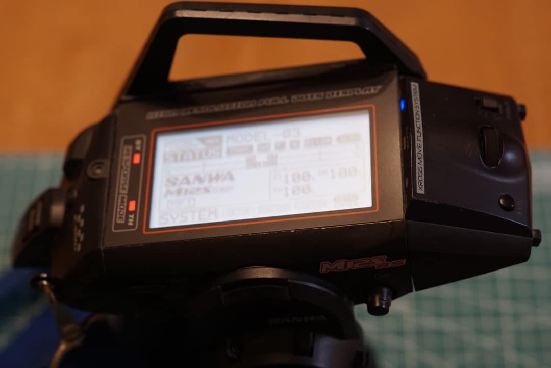 SANWA (サンワ) M12S RS 送信機 純正Li-Feバッテリー付