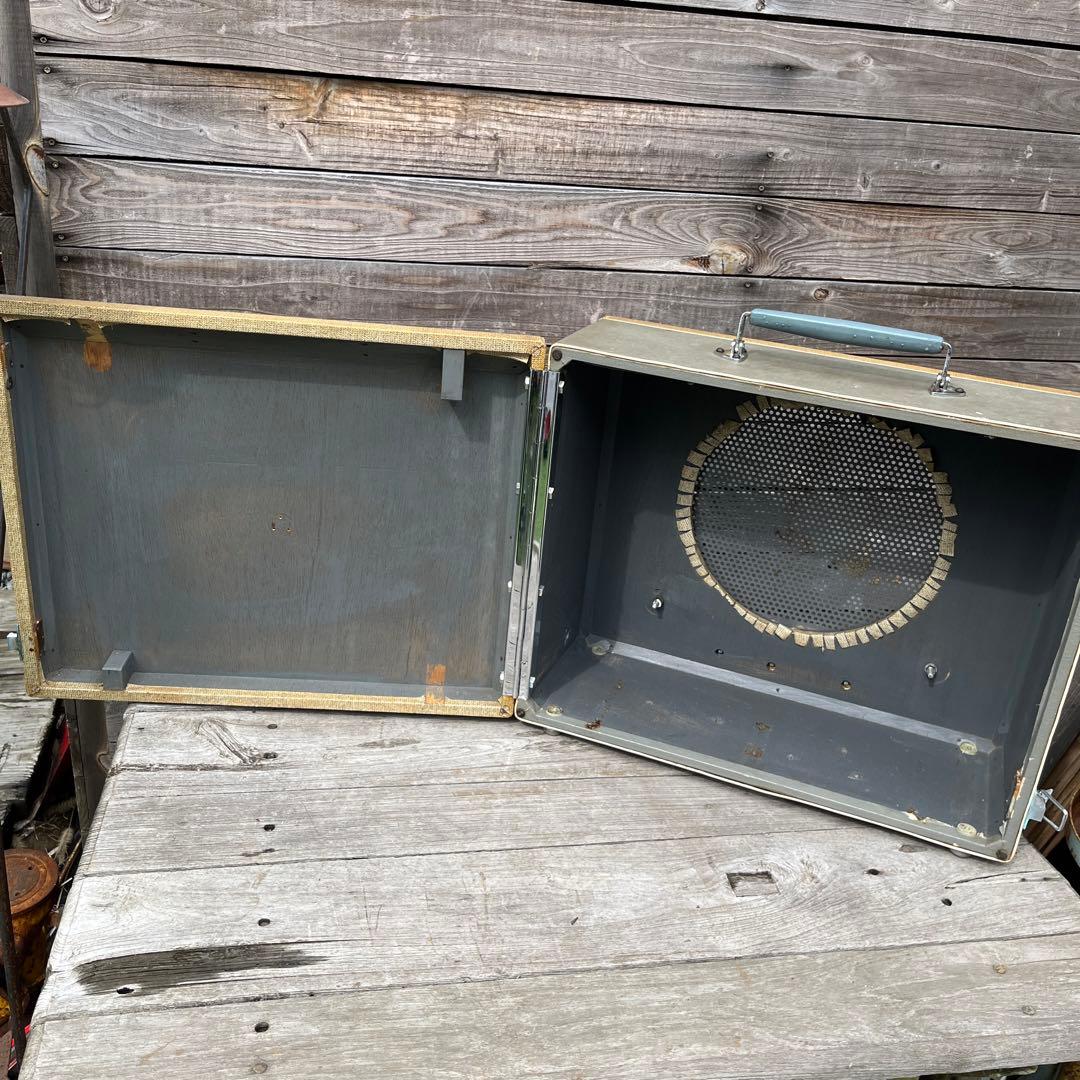 アンティークスピーカー　側だけ