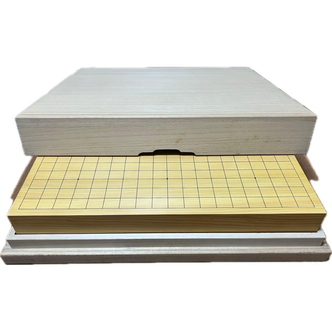 ［ 美品 ］囲碁セット　碁盤・碁笥・碁石 雪印 35号