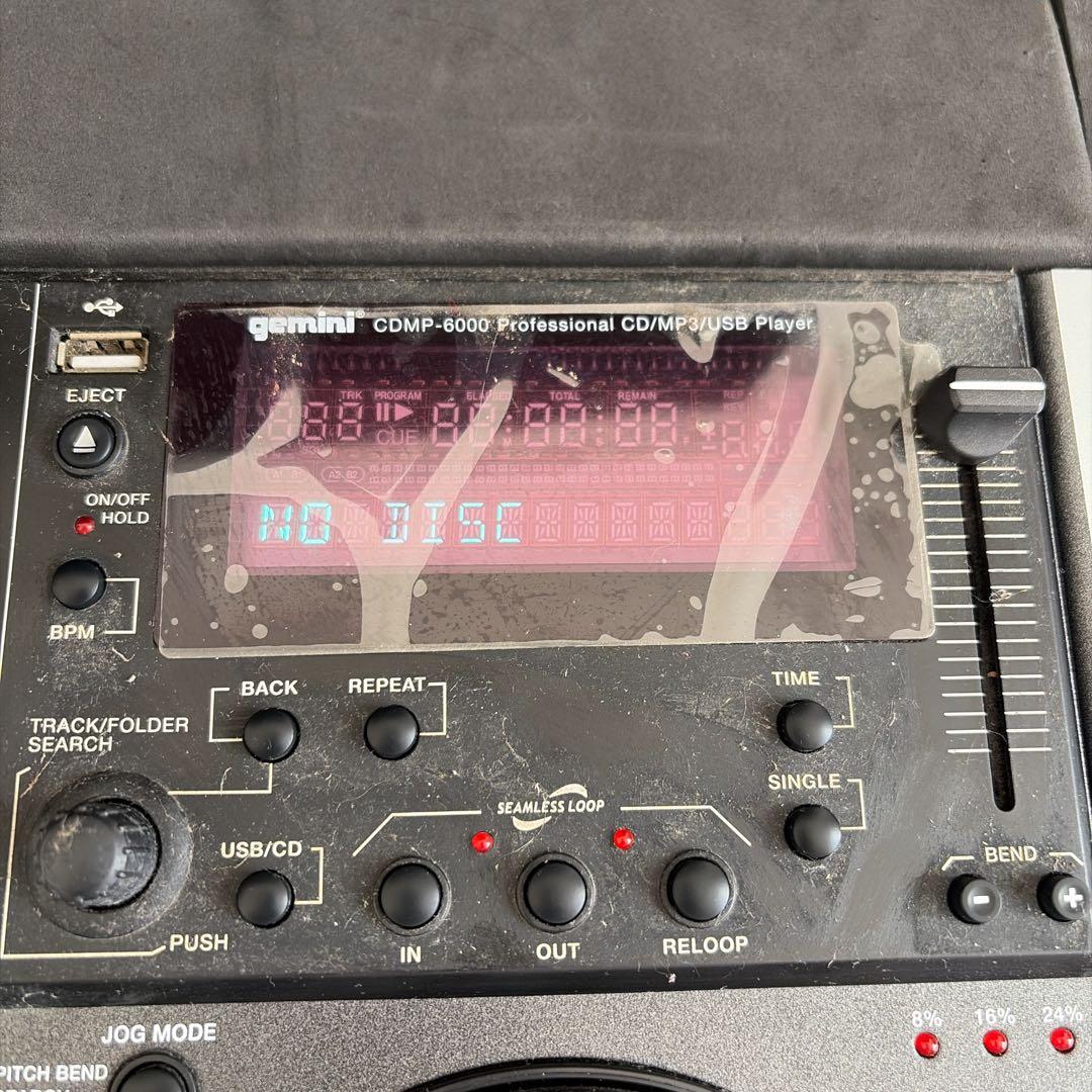 希少　GEMINI CDMP-6000 ジェミニ ターンテーブル　ハードケース付