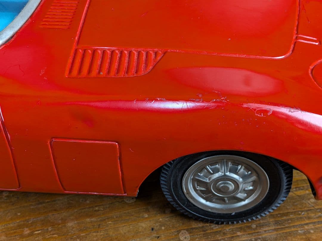 特大★古いブリキ★野村トーイ★トヨタ2000GT★全長48cm★USED