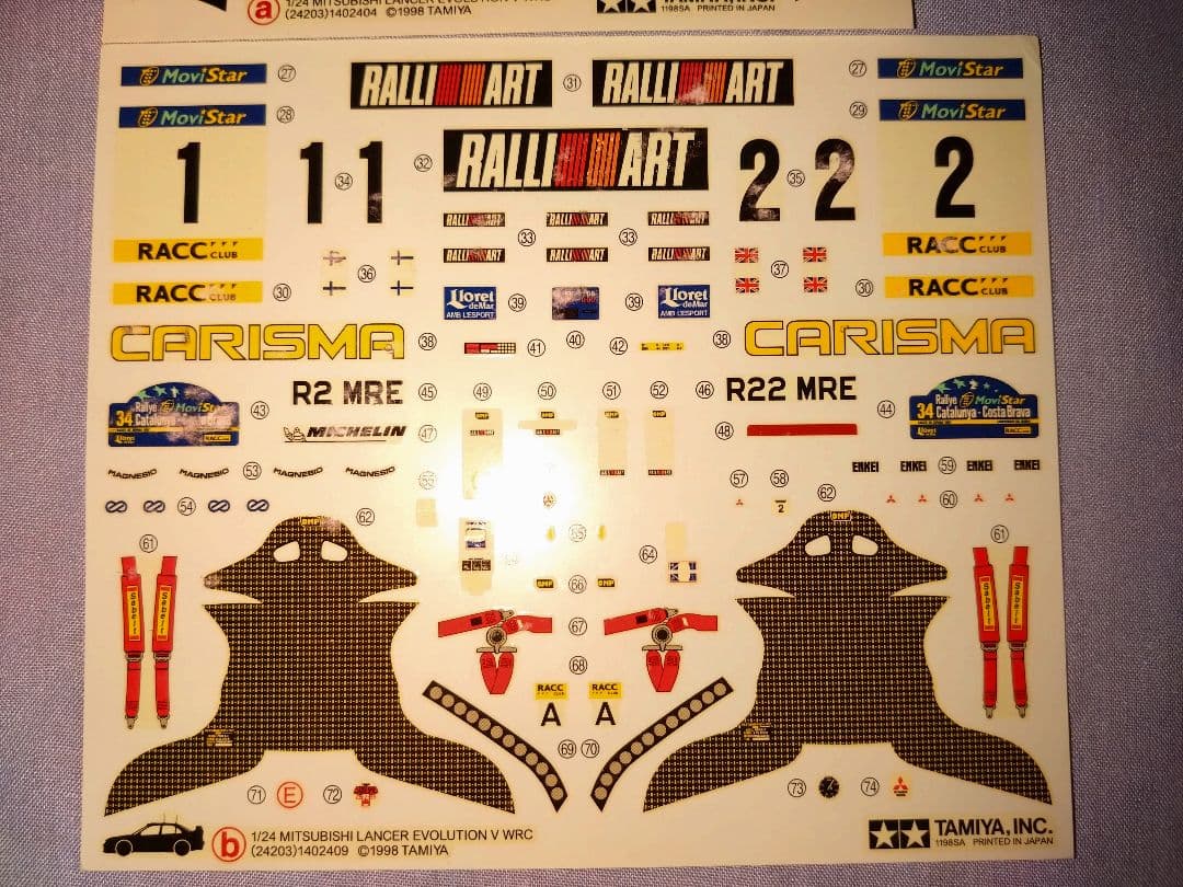 【限定特価】田宮 1/24スケールのプラモデルの4点セット②