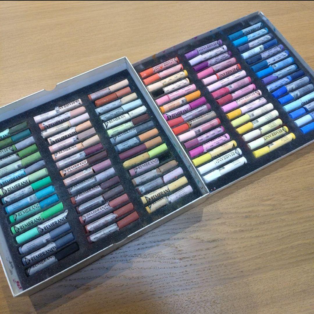 ($д$)様 ソフトパステル HOLBEIN＆REMBRANDT セット