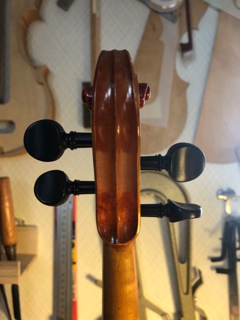 【駒&魂柱調整済】Suzuki分数バイオリンNo200 1/2 2002