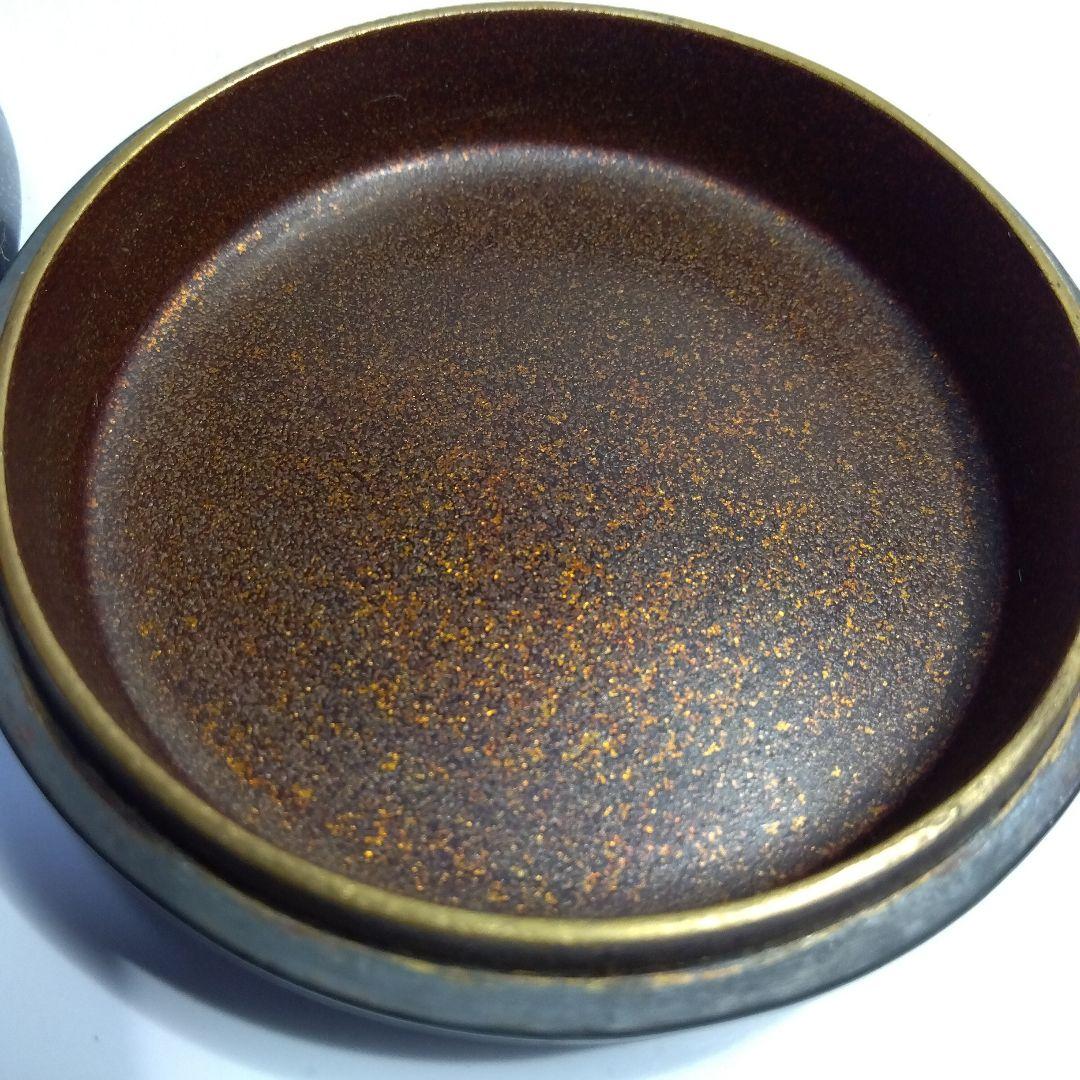 加賀蒔絵　漆器 　時代　蒔絵金銀蒔絵草花文香合　細密　箱入り