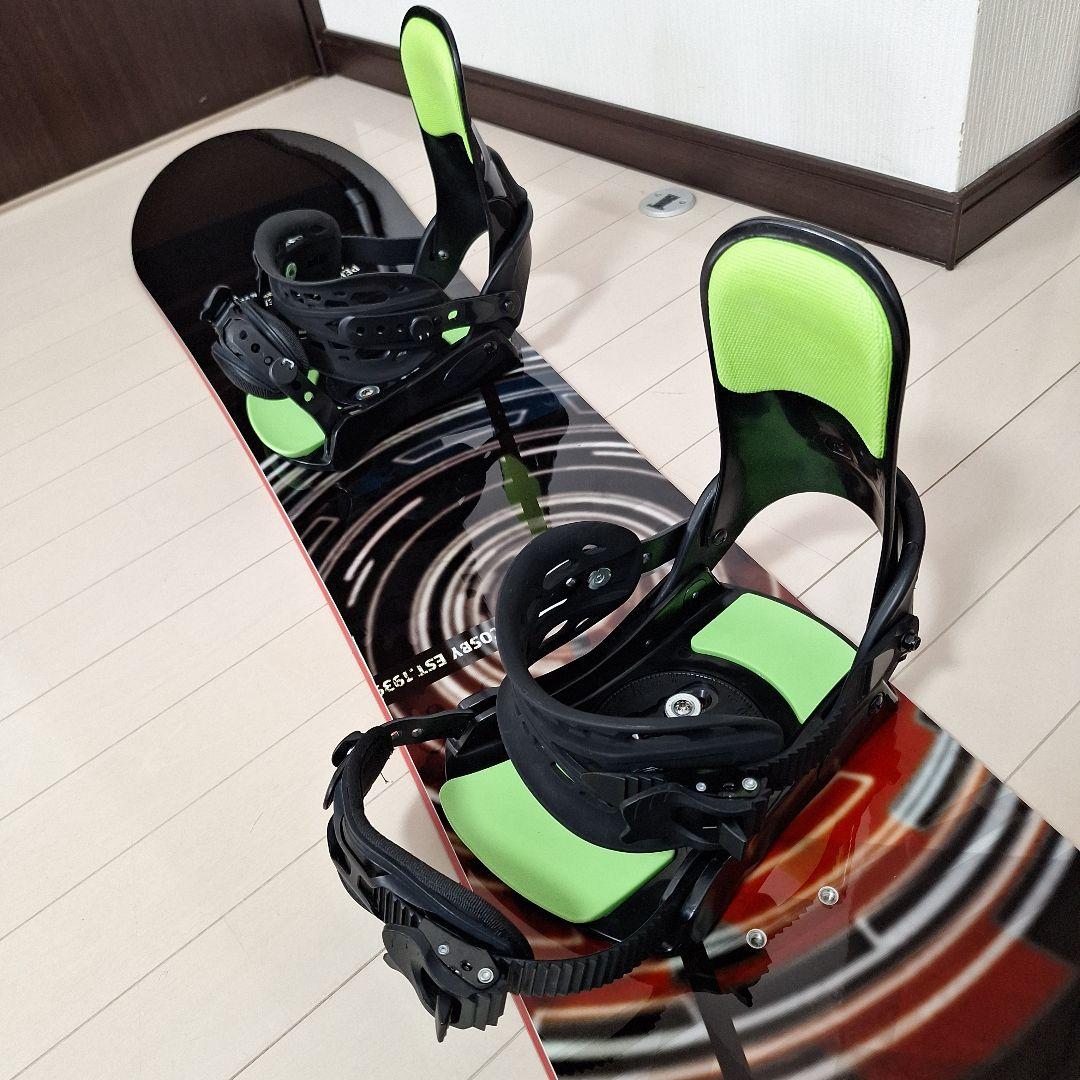 スノーボードセット　コスビー156cm　ZUMA　M-L　未使用に近い使用5時間