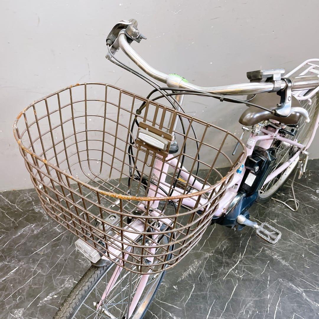 愛知配送価格《435》電動ブリヂストンAssista Prima ピンクパープル