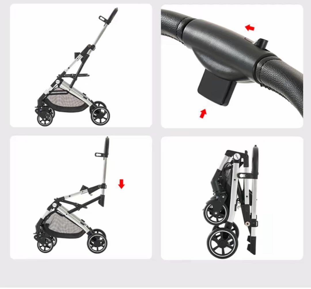 Kenyone ペットカート 分離型 折りたたみ　ピンク