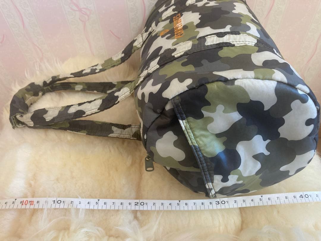 【希少】正規品　パーリーゲイツ カートバッグ 迷彩 ラウンドバック　円柱型