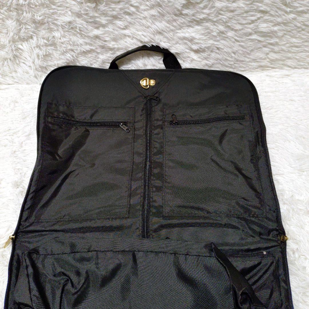 ANADESIGN スーツ入れ ガーメントバッグ ブラック ゴールド 出張