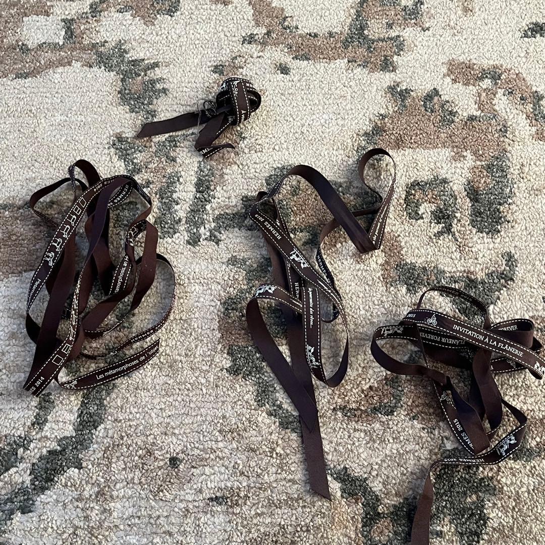 エルメス 27点 空箱 ショッパー リボン ベロア巾着 袋 紙袋 他下げ札等