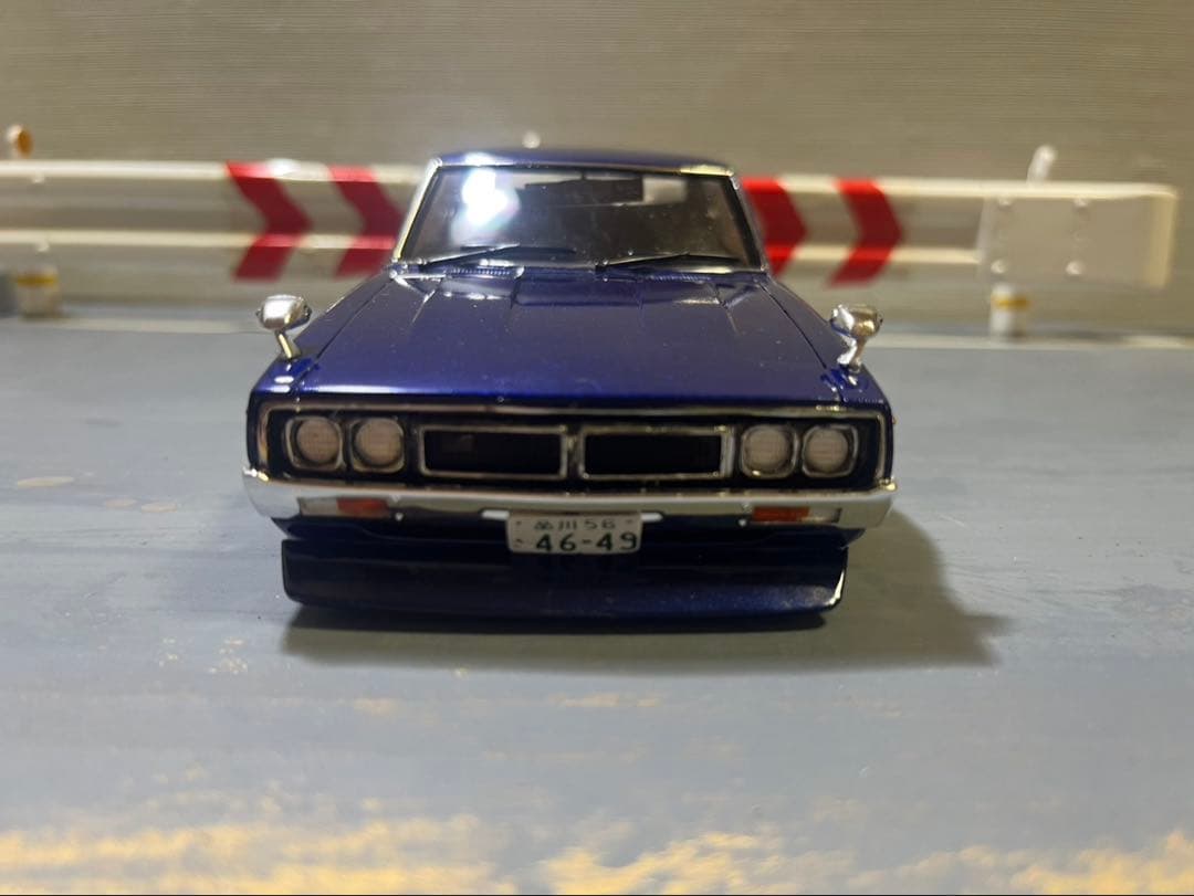 スカイライン　プラモデル　完成品