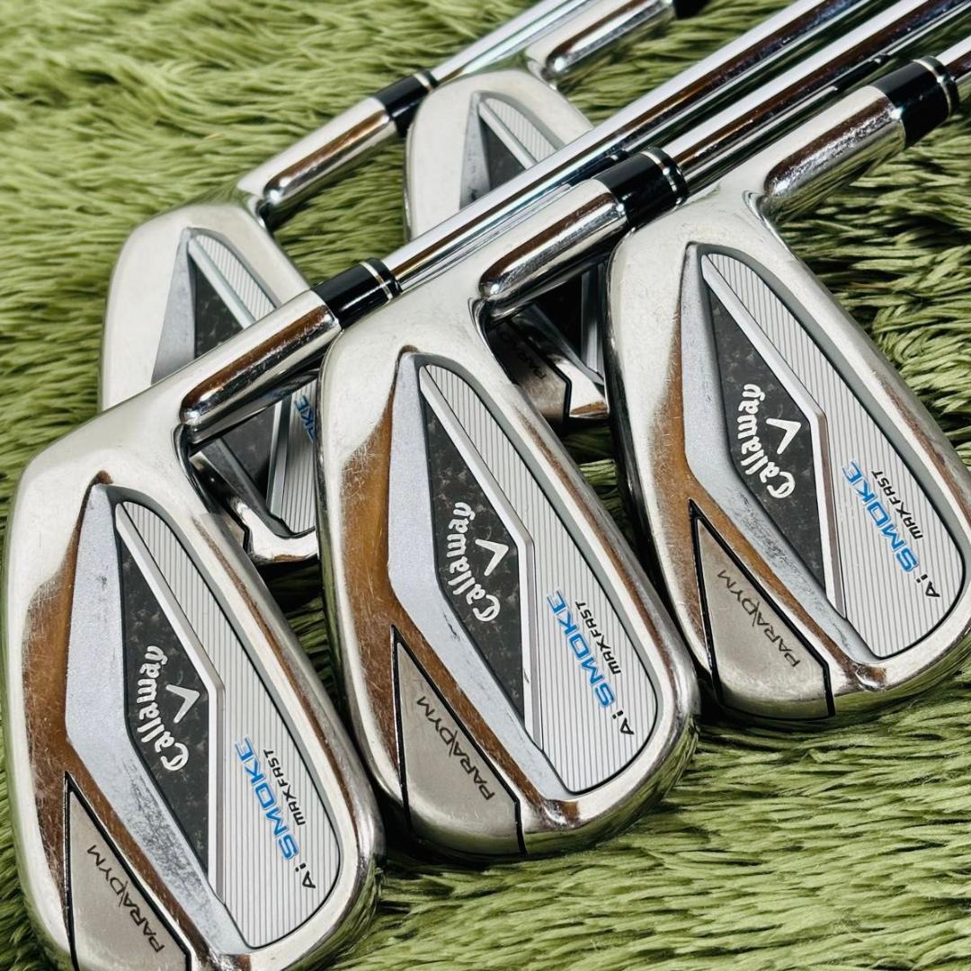 キャロウェイ パラダイムAiスモークマックスファスト アイアン5本セット メンズ