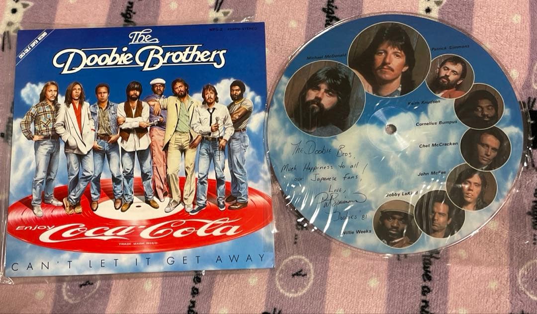ドゥービー・ブラザーズ・コカコーラ・当時物・非売品・レコード