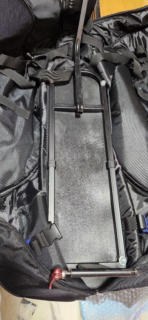 輪行バックPremier プレミア　キャスター付き輪行バッグ補修痕有り