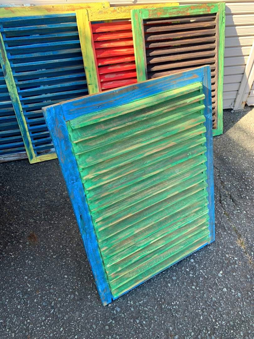 アンティークウッドボレー(鎧戸)