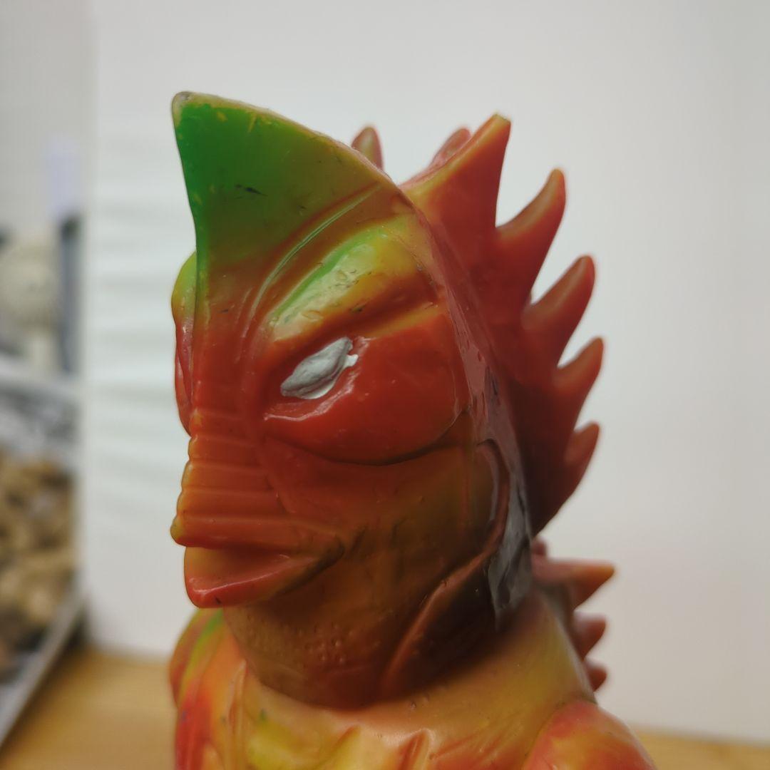 当時物！火焔怪獣ザイラス、怪獣フィギュア、ミラーマン怪獣、ブルマァク