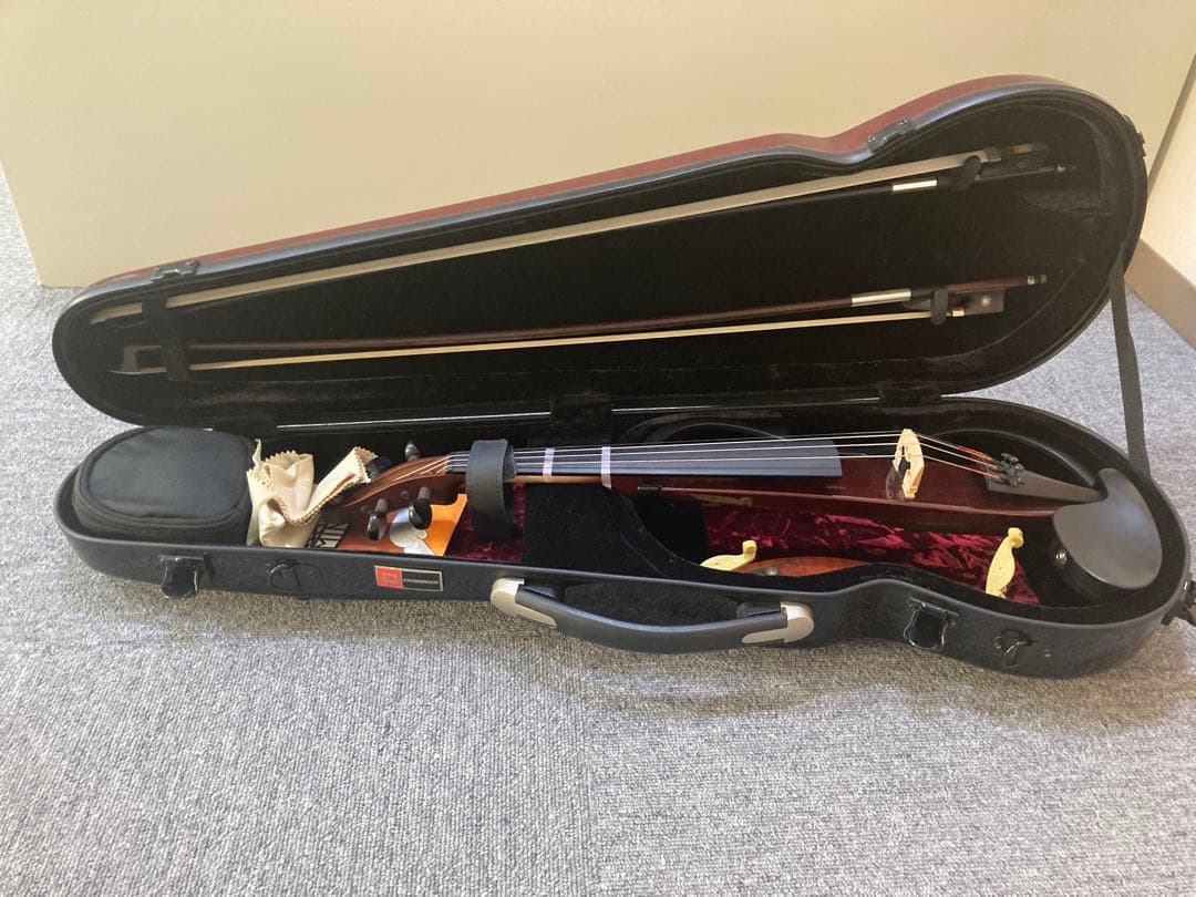 YAMAHA サイレントバイオリン YSV104BR KUNBravo肩当て