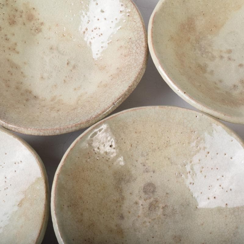 和食器　京焼　清水焼　陶楽造　向付　五客　共箱　V　7839